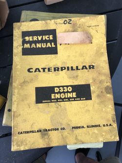 Caterpillar D330 Service Manual