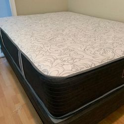 New Queen Mattress And Box Spring 2pc Bed Frame Is Not Included 