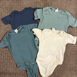 Four Kate Quinn Onesies Size 0-3 Months