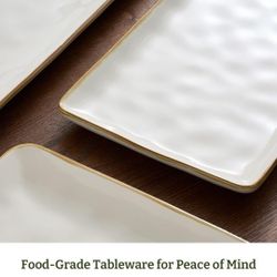 Serving Platter, Rectangular 15.67/14.1/12.6inch Serving Dishes