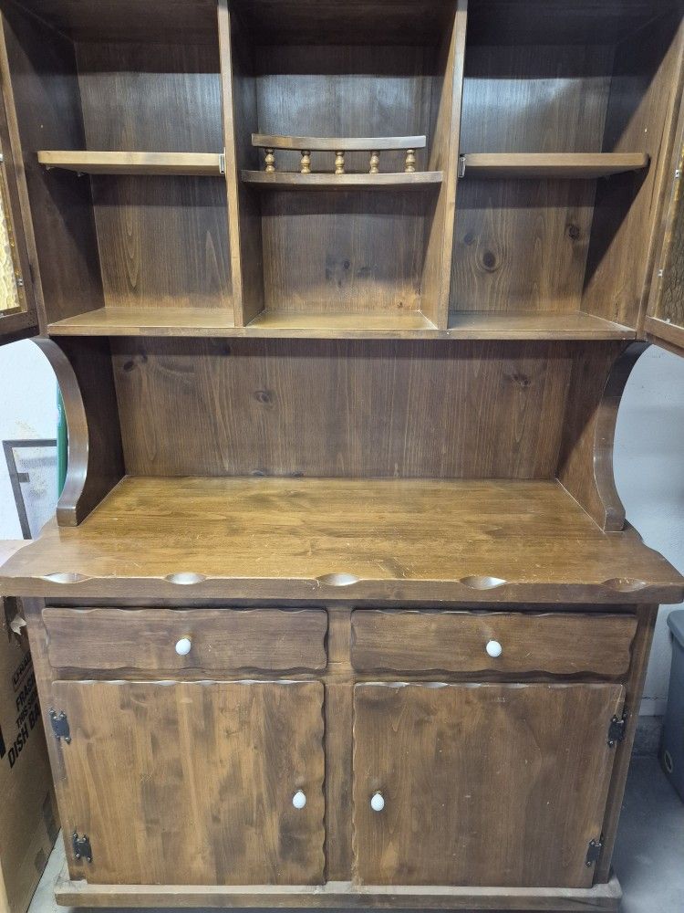 Wood China Hutch