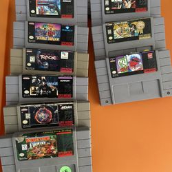 Súper Nintendo Games Bundle Or Buy Individual
