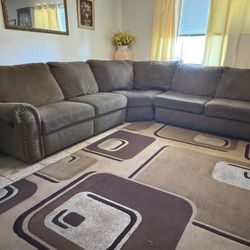 Sectional  Couches Wide Seats