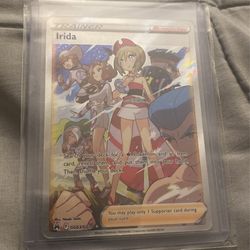 Irida GG63/GG70 Full Art Holo - Pokemon Crown Zenith - Pack Fresh