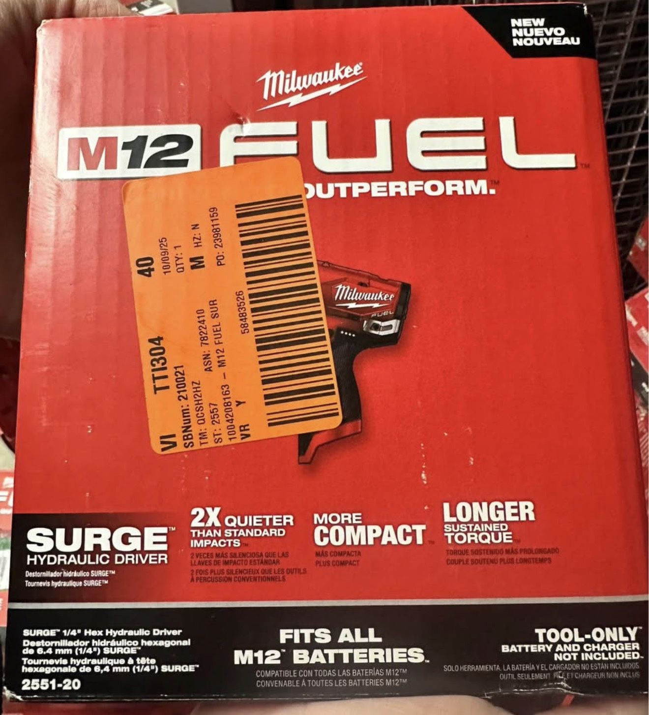 Milwaukee Brushless Cordless 1/4 in. Hex Impact Driver (Tool-Only)