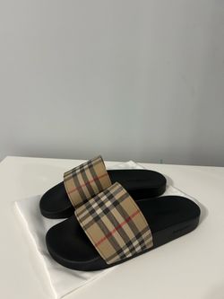 Burberry slides