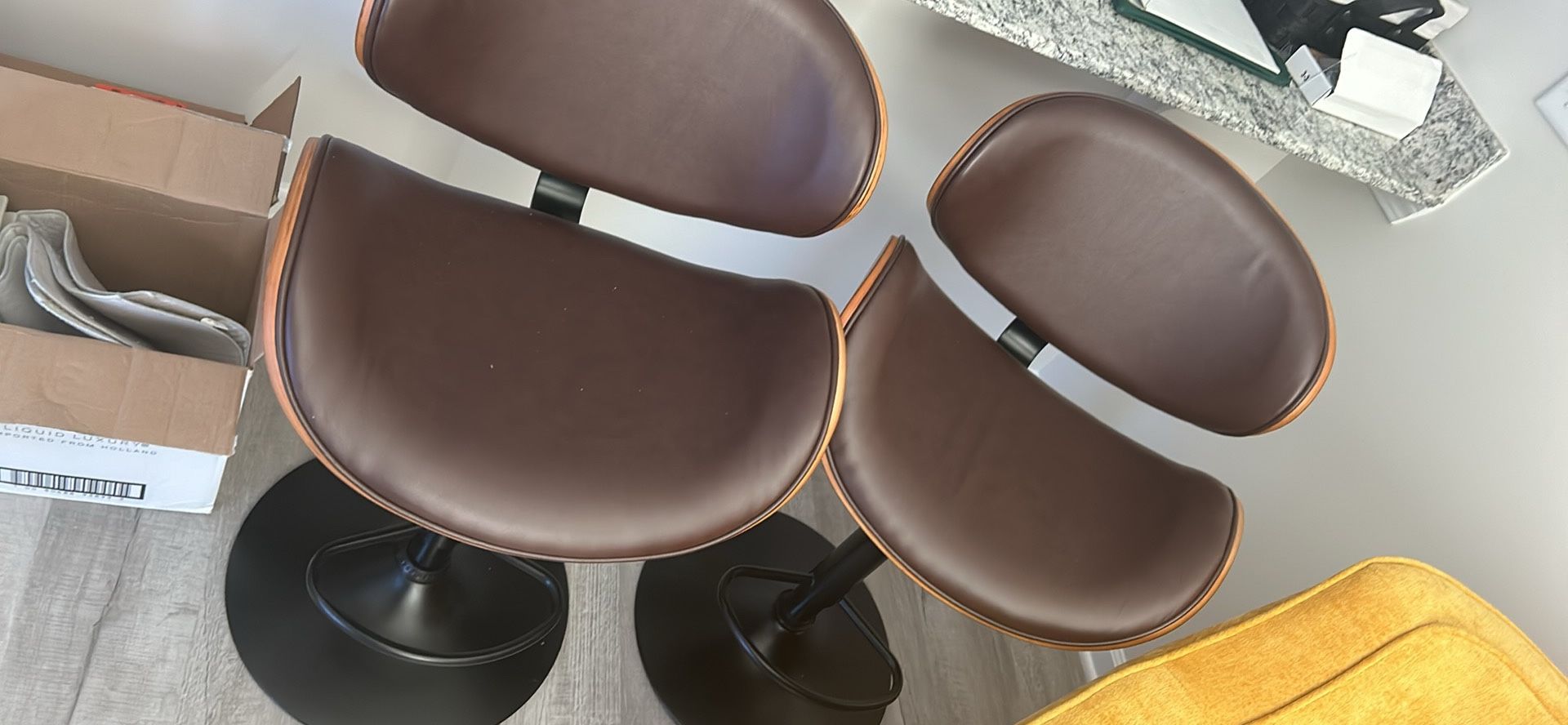 Leather Bar Stools
