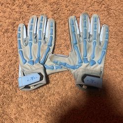 Rivels Football Gloves (TEAL) Large