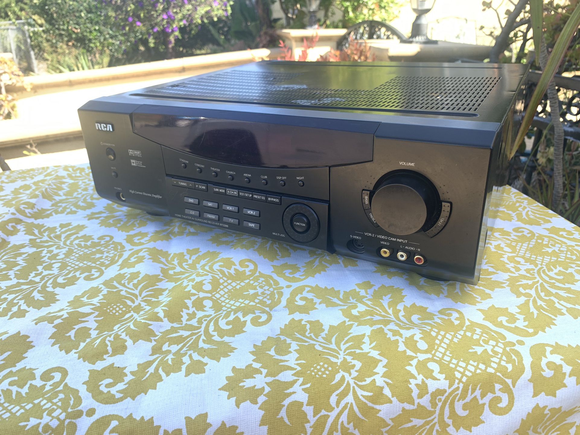 RCA Audio Video Receiver Model RT 2280