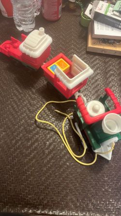 Vintage Fisher Price Little People Christmas Santa Train