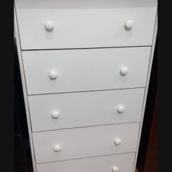 Jumbo Dresser 5 Drawers Compress Wood 