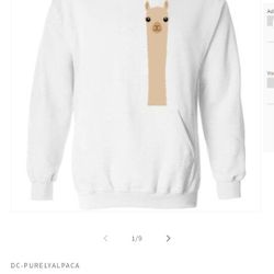 Alpaca Watching Gildan Hoodie