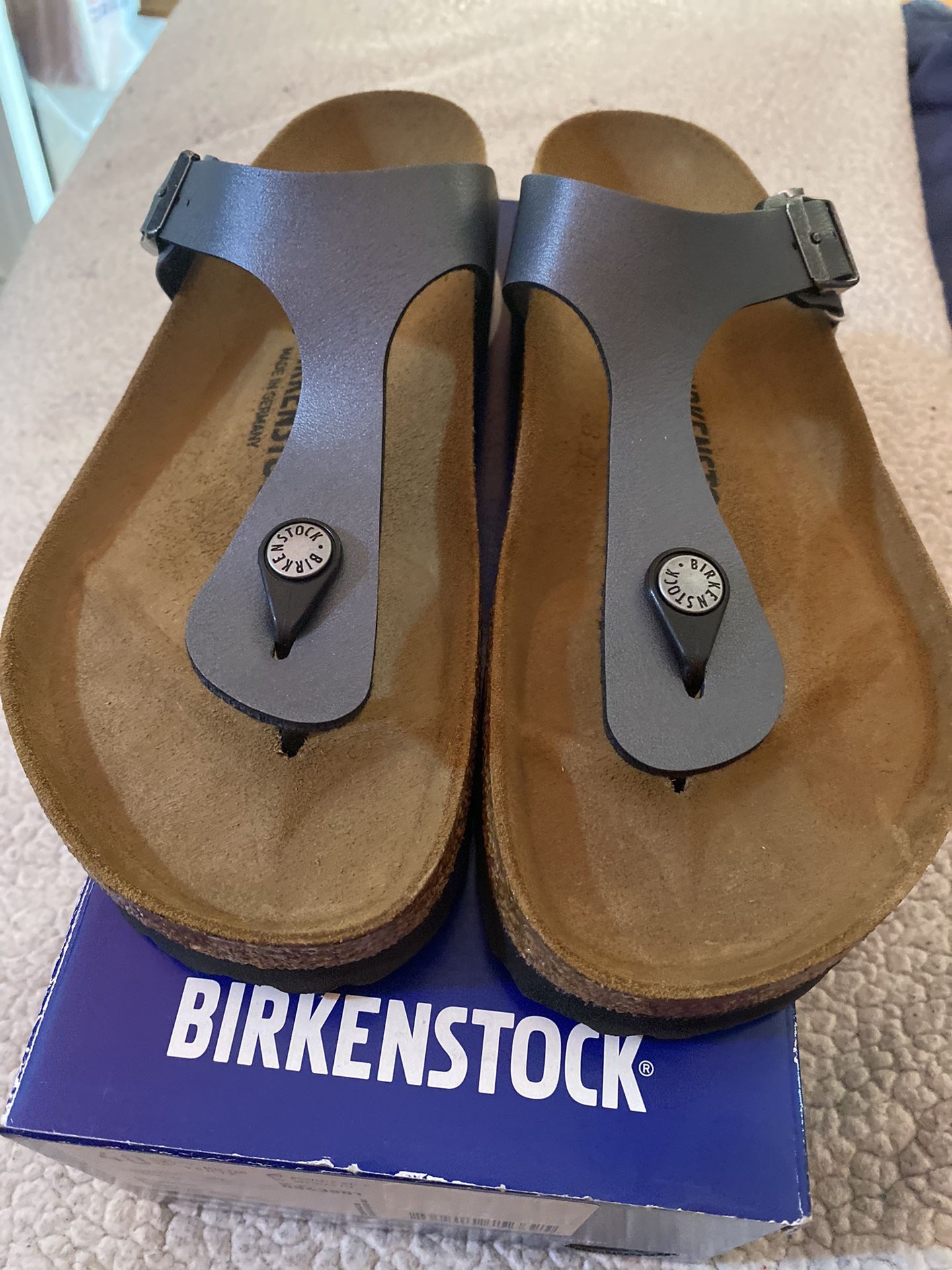 Birkenstock+Gizeh+Color+onyz+leather+size 9