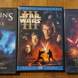 Star Wars Episode 3, 7, & Assasin's Creed Lineage Movie
