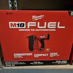 Milwaukee M18 Fuel 18GA Brad Nailer Tool Only