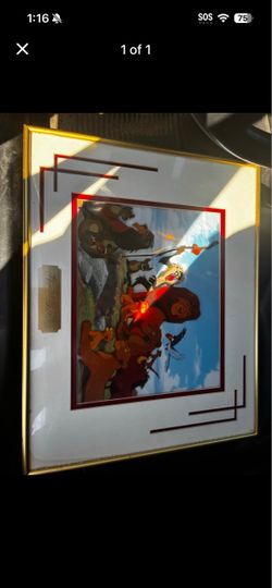 “The Gathering” Rare Disney Lion King Sericel