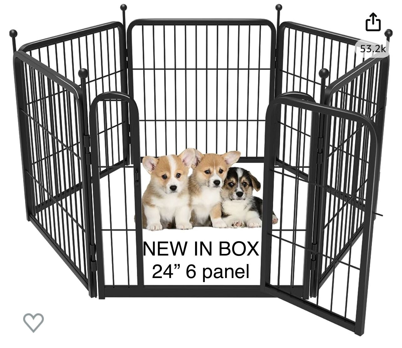 Dog Crate Kennel Panels For Sale 32” 7, 8, 10, 16, 24, Panels