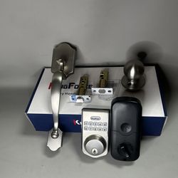 Kingforce Front Door Handle With Digital Deadbolt