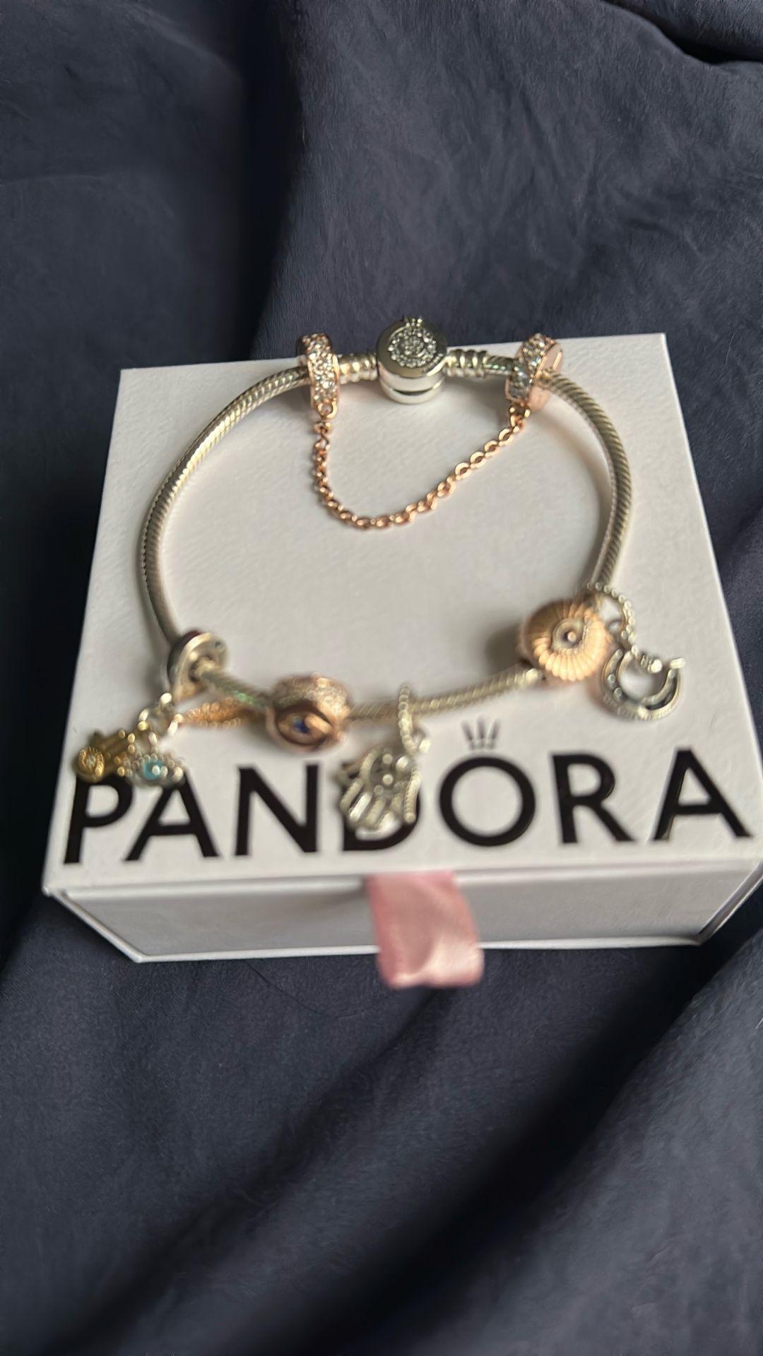 Pandora Bracelet With Charms