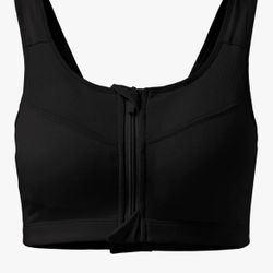 Zip Front Sports Bra