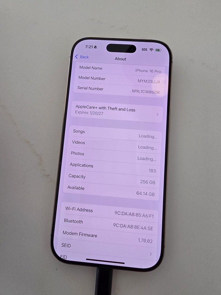 iPhone 16 Pro 256 GB unlocked