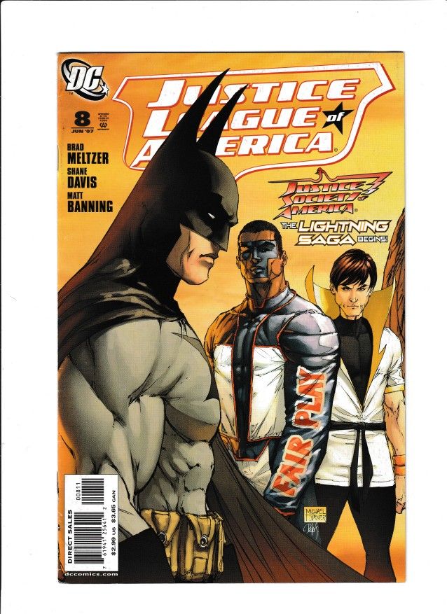 JUSTICE LEAGUE OF AMERICA #08 (2007) MICHAEL TURNER | DIRECT SALES