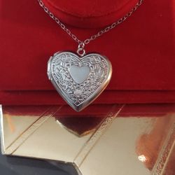 Beautiful Stainless Steel Heart Pendant Locket 20in Mpu Southeast By Mccreless Price Firm No Delivery 