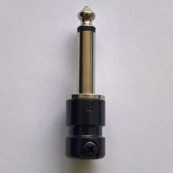 NEW Squareplug SPS4BK Short Body 1/4" (6.35mm) TS/Mono Plug Black