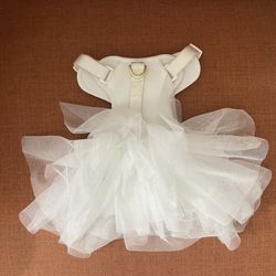 Dog White Harness Dress