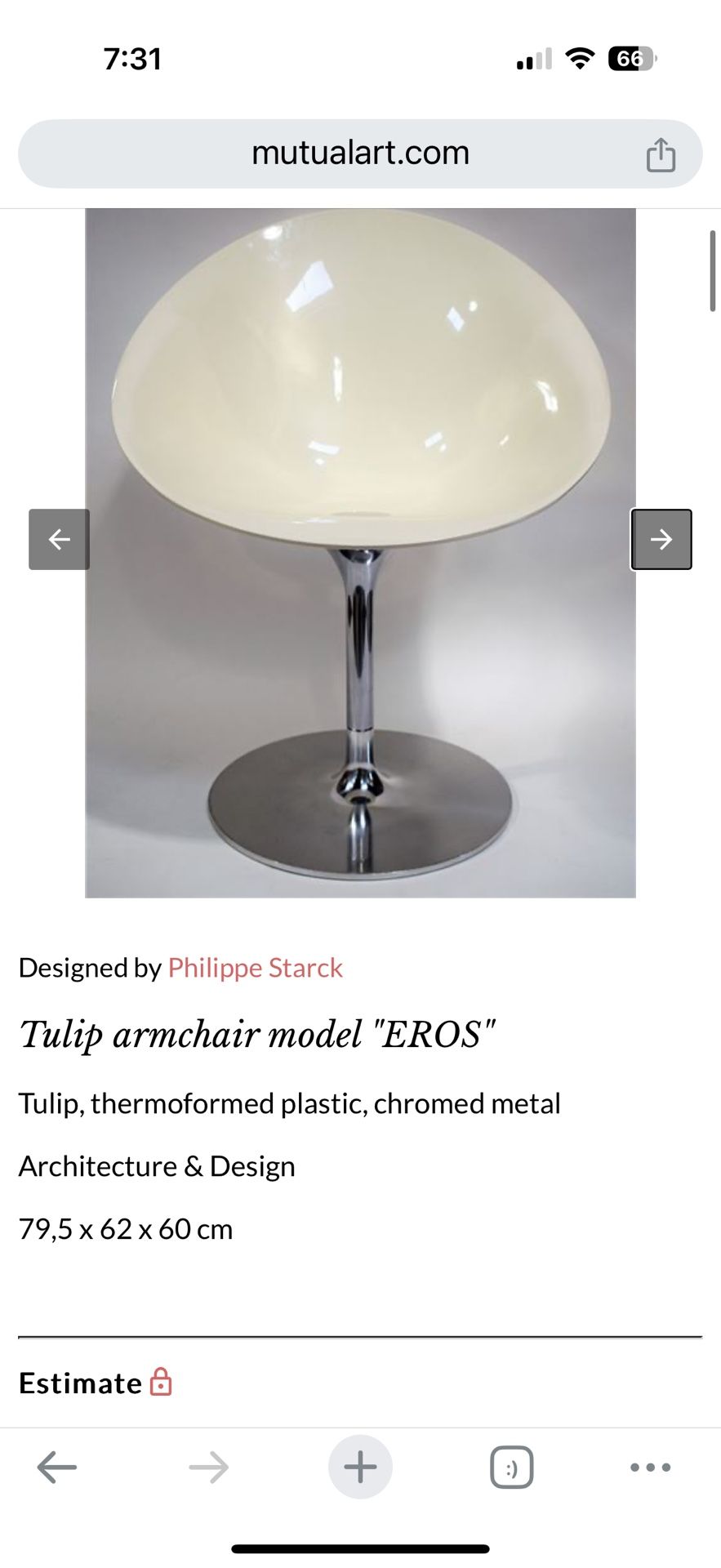 Kartell Stark Eros Clear Chair Pair And Table