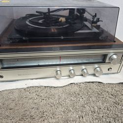 Vintage Sears Compact Stereo AM/FM Radio Phonograph
