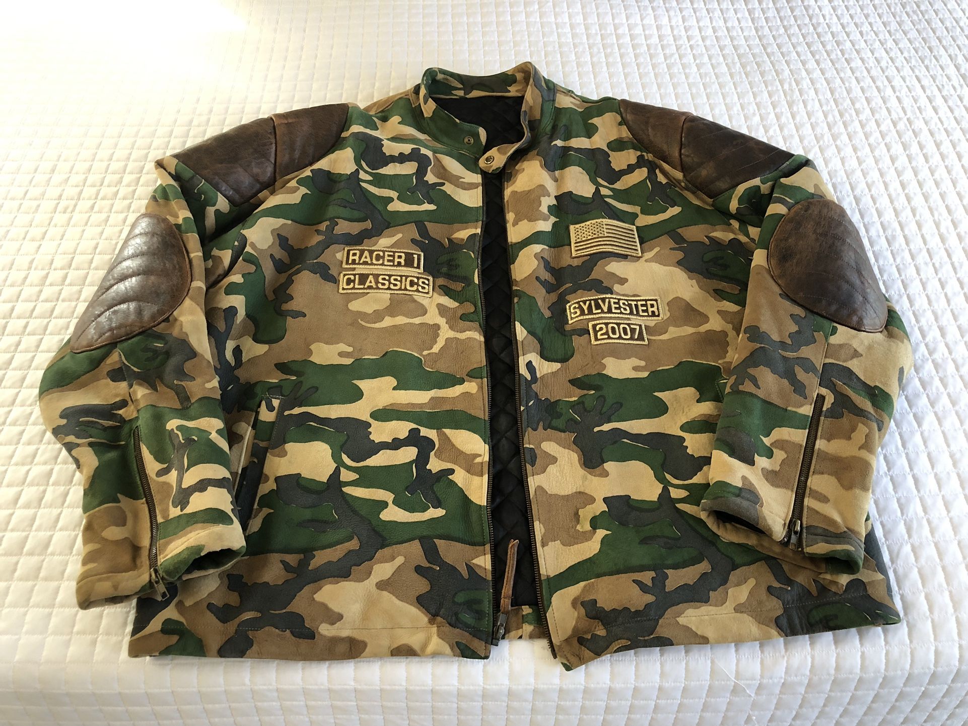 Vintage Camo Racer 1 Classics Sylvester 2007 Jacket (2XL)