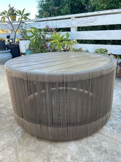 Woven Rope Coffee Table
