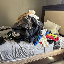 3 Big Black Bags Of Boys Clothes 