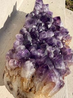 Large Natural Amethyst Crystal Cluster 23 Lb