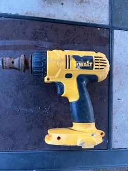 Untested Yellow And Black DeWalt Cordless Drill Tool
