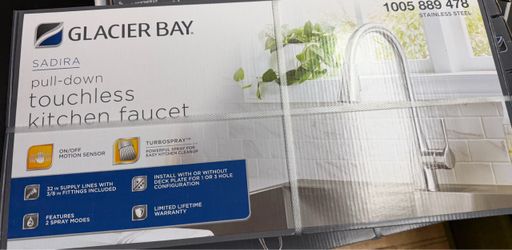 Glacier Bay Sadira Touchless Pull-Down Kitchen Faucet
