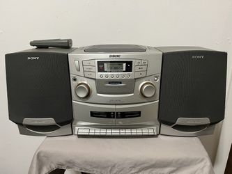 Sony CFD-ZW755 Boombox System CD/Radio/Dual Cassette Stereo Vintage 90’s