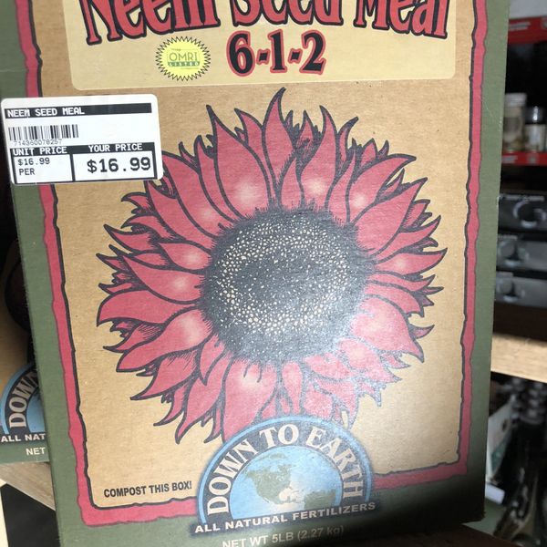 Neem Seed Meal Organic All Natural Fertilizer Grow Food ...