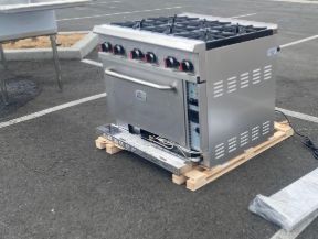 36 ins 6 Burner Convection Oven range NSF RGR-36C