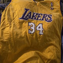 Shaquille O'Neal Vintage  Los Angeles Lakers Champion Jersey