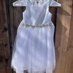 Little Girls Wedding- Flower Girl /Baptism/special Occassion Dress Fits 1-3 Year Old 