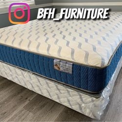 King Size Supreme Orthopedic Mattress and Boxspring 