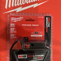 milwaukee new M18 XC5.0 battery