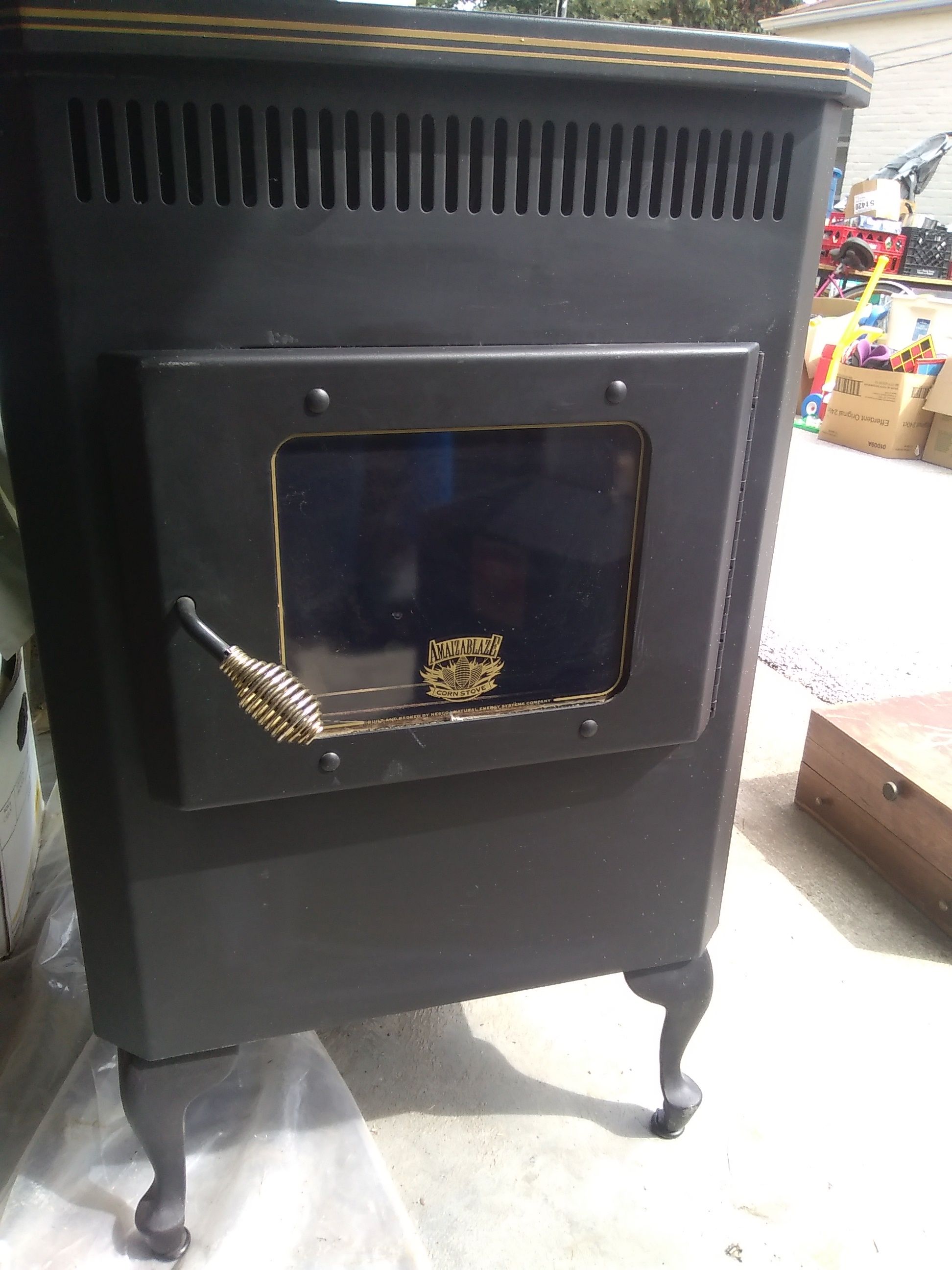 Amaizablaze Corn Stove, Works Great
