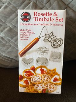 Rosette & Timbale Set for delicious desserts