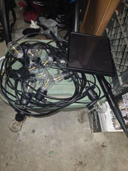 Solar garden lights