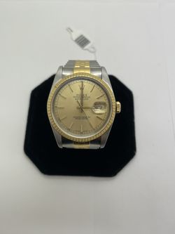 ROLEX 16233, OYSTER PERPETUAL DATEJUST, STAINLESS & GOLD, YEAR 1989.