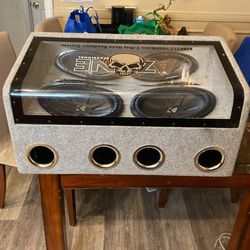 2 12” Kicker Comp R Adaptation 4oh Or2oh With Button On beautiful Band pass 1000watts A Piece