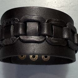 New Leather Like Bracelet  Wrap Cuff Just $5